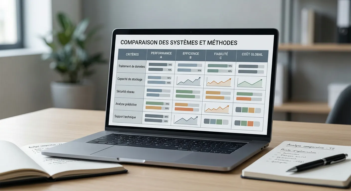 Tableau comparatif des performances techniques des opérateurs de paris