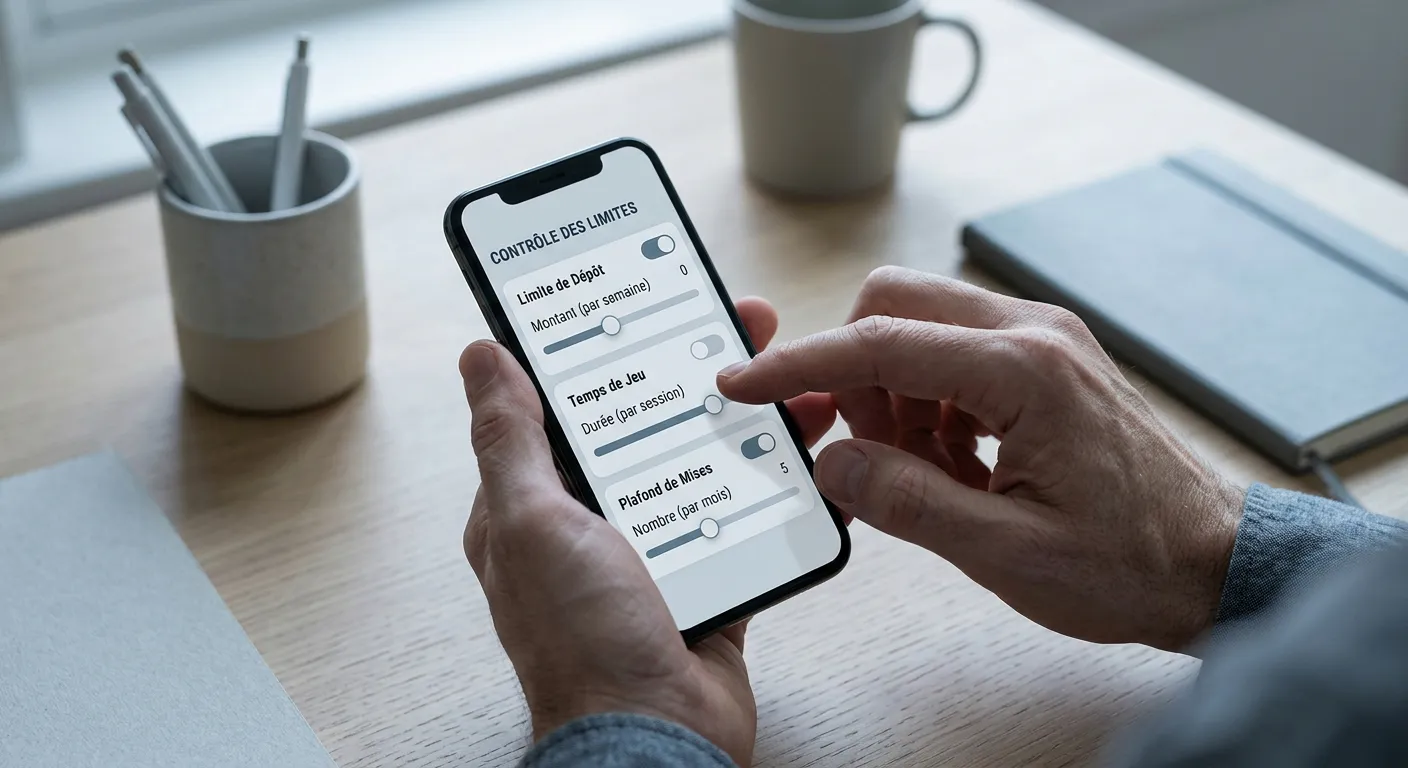 Paramètres de jeu responsable et limites de dépôt dans une application de paris