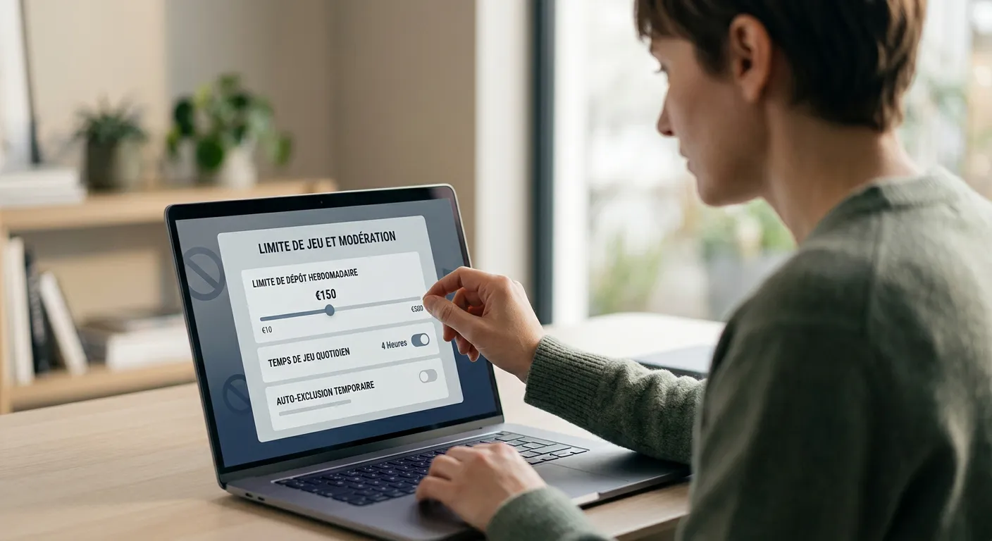 Configuration des limites de dépôt et outils de jeu responsable