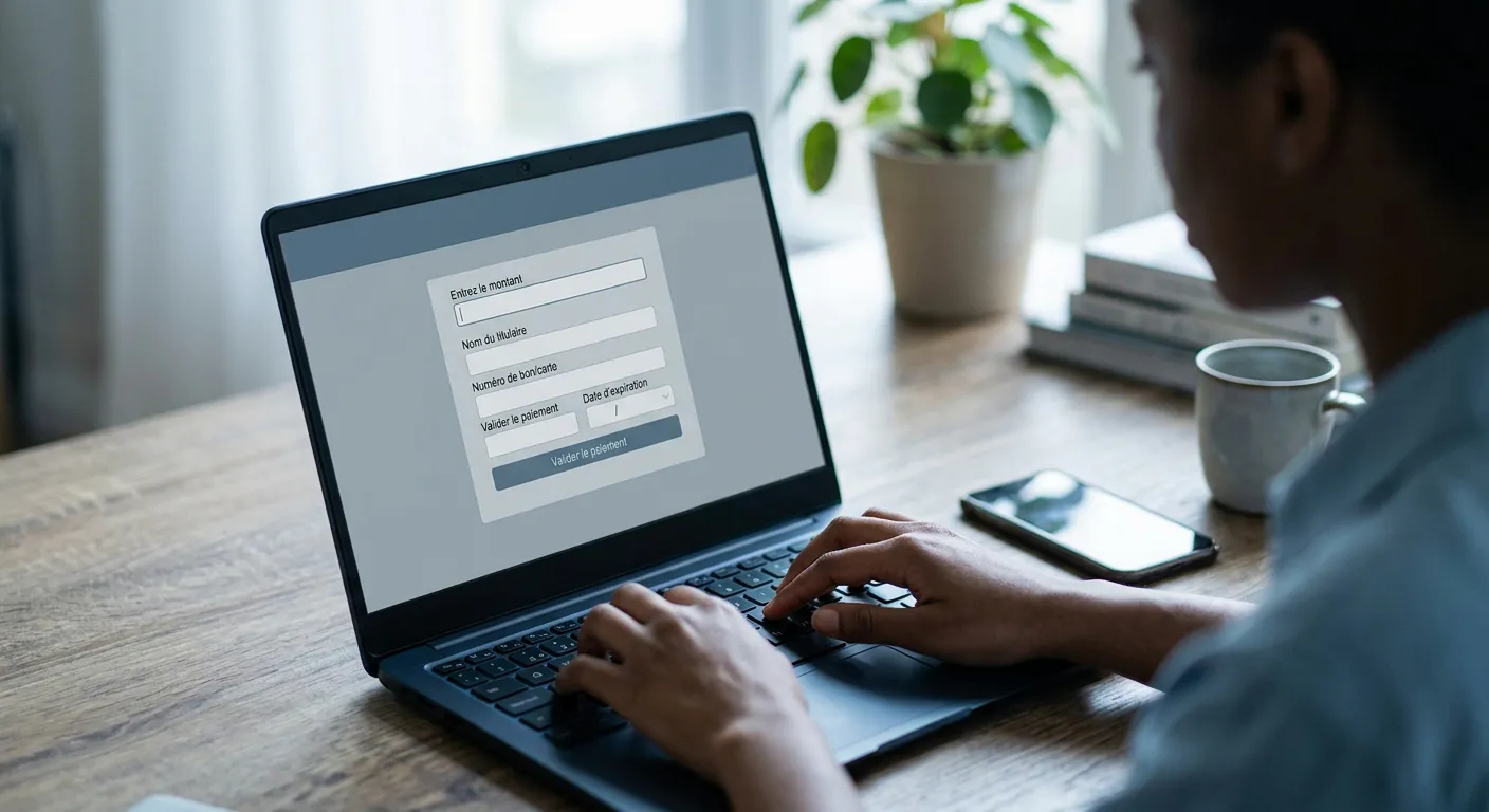 Étapes de dépôt avec Neosurf sur un site de paris